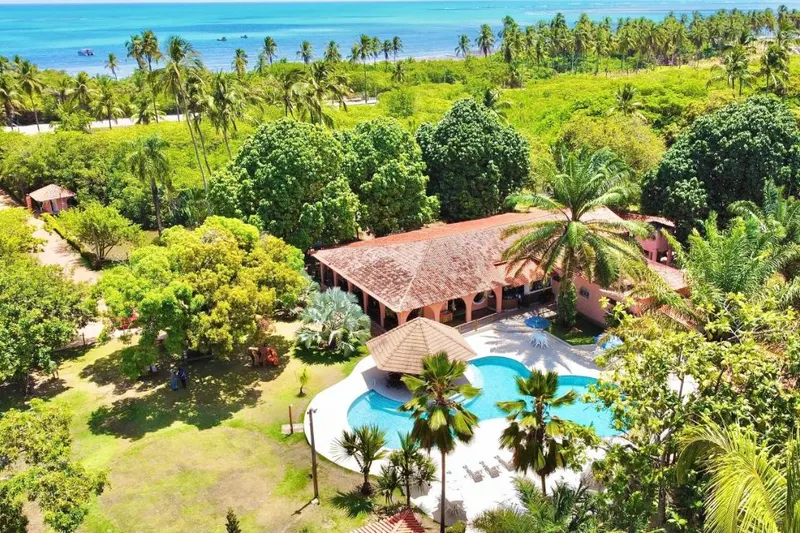 Área externa de Eco Pousada Paraíso dos Coqueirais