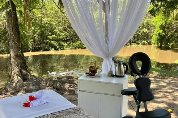 Ambiente de Eco Pousada Paraíso dos Coqueirais