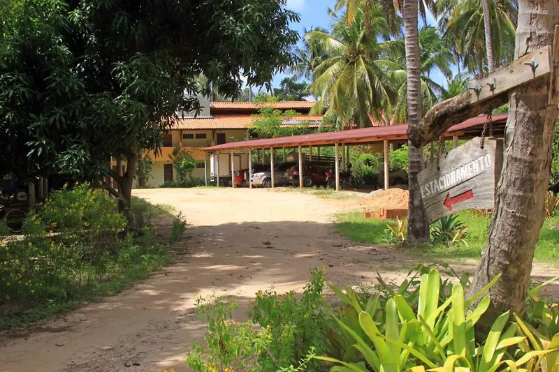 Fachada de Eco Pousada Paraíso dos Coqueirais