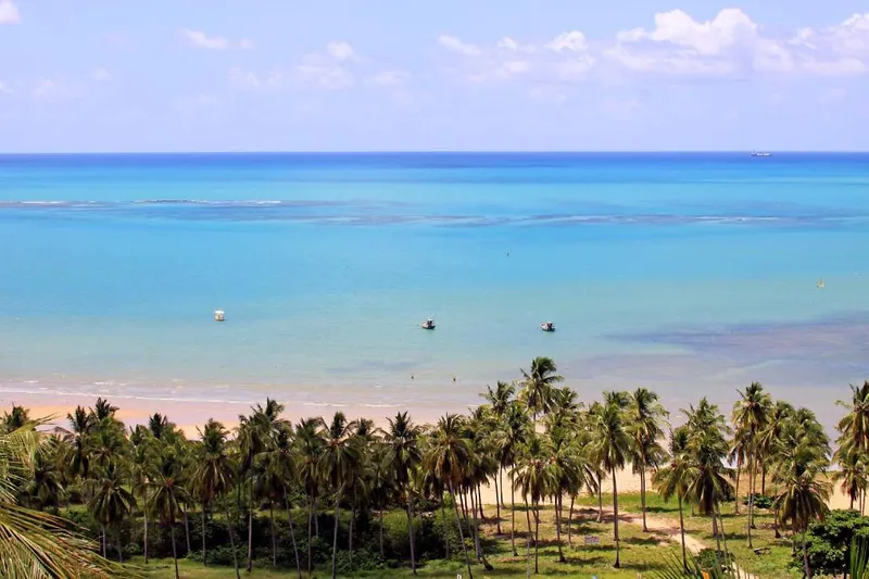 Vista a partir de Eco Pousada Paraíso dos Coqueirais