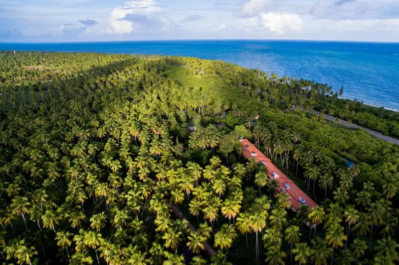 Vista a partir de Eco Pousada Paraíso dos Coqueirais