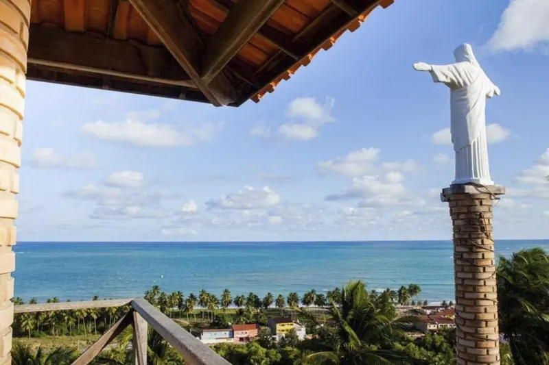 Vista a partir de Eco Pousada Paraíso dos Coqueirais