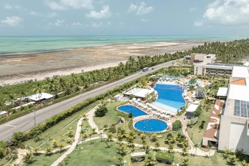Área externa de Japaratinga Lounge Resort