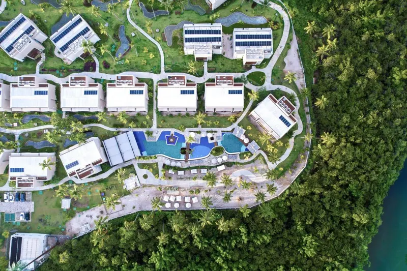 Área externa de Japaratinga Lounge Resort