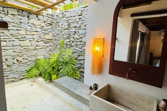 Banheiro em Kuarasy Boutique Hotel