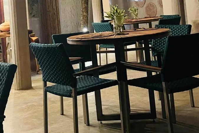 Café da manhã e refeições em Kuarasy Boutique Hotel