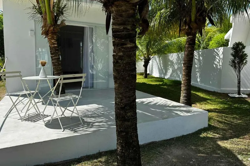 Área comum de Pé na Areia Boutique Hotel