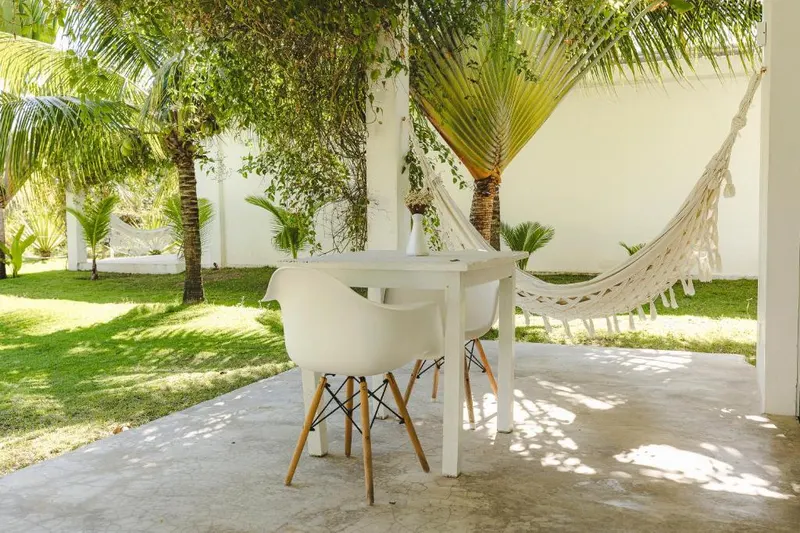 Área comum de Pé na Areia Boutique Hotel