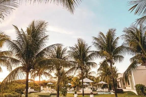 Área externa de Pé na Areia Boutique Hotel