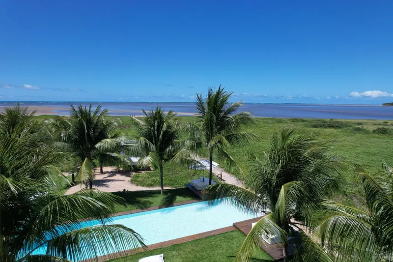 Vista a partir de Pé na Areia Boutique Hotel