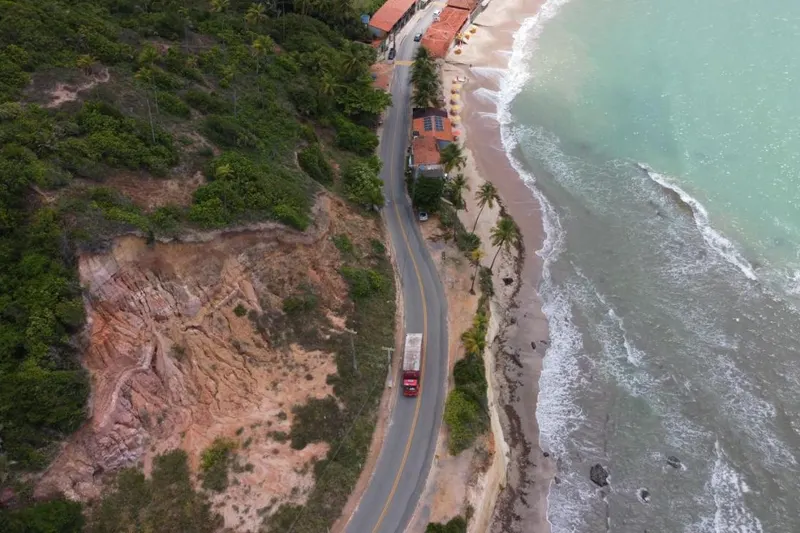 Vista a partir de Pousada Badejo