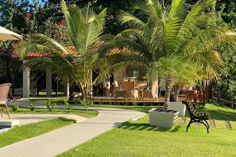 Área externa de Pousada Porto Manguaba