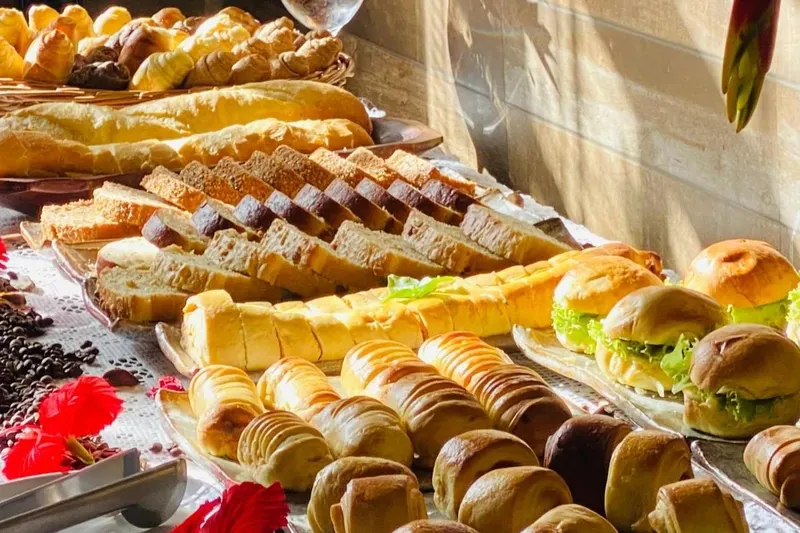 Café da manhã e refeições em Pousada Porto Manguaba