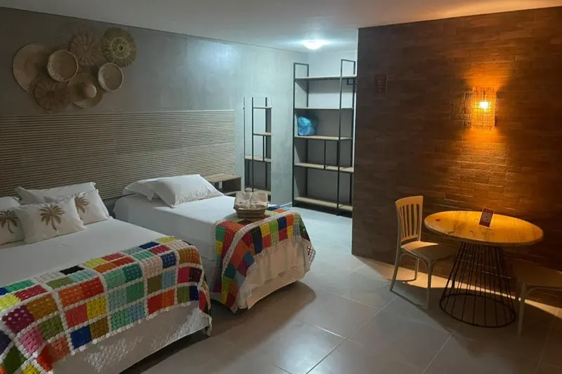 Quarto em Pousada Villa Minduba