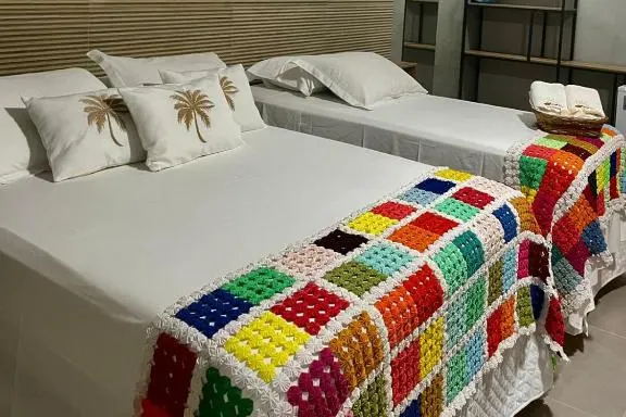 Quarto em Pousada Villa Minduba