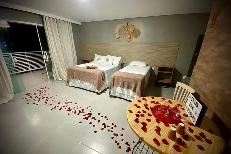 Quarto em Pousada Villa Minduba