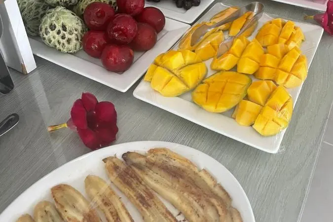 Café da manhã e refeições em Pousada Villa Minduba